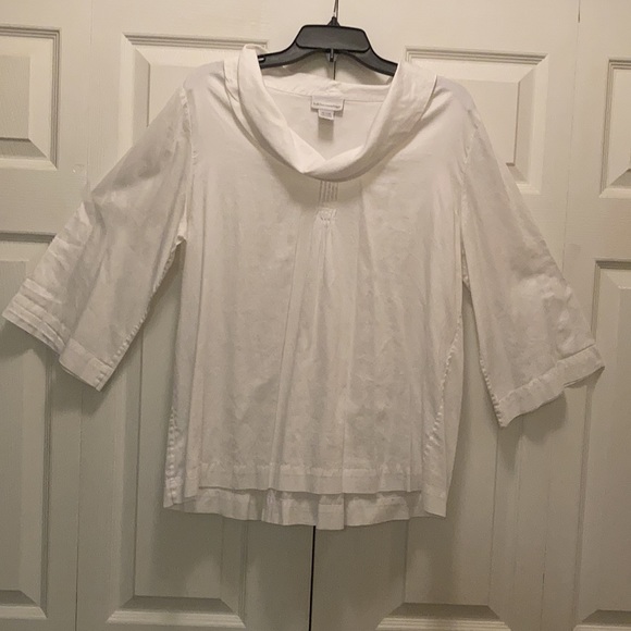 SOFT  SURROUNDINGS BLOUSE - Picture 2 of 11